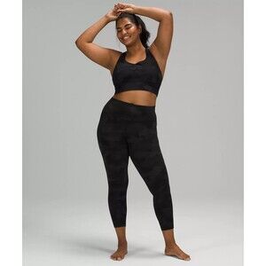 NWT Lululemon Align Pant  25" Heritage 365 Camo Deep Coal Multi Size 14